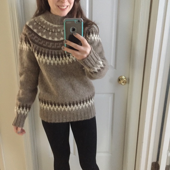 Vintage Viking Icelandic-Style 100% Wool Sweater - Picture 4 of 4